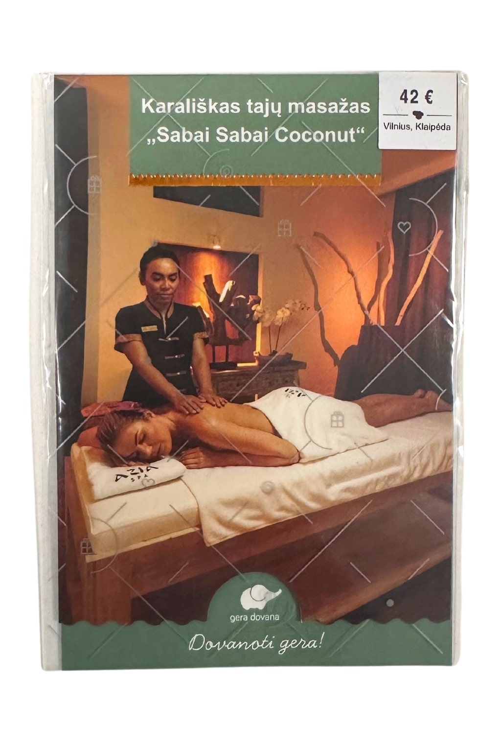 Karališkas tajų masažas "Sabai Sabai Coconut"