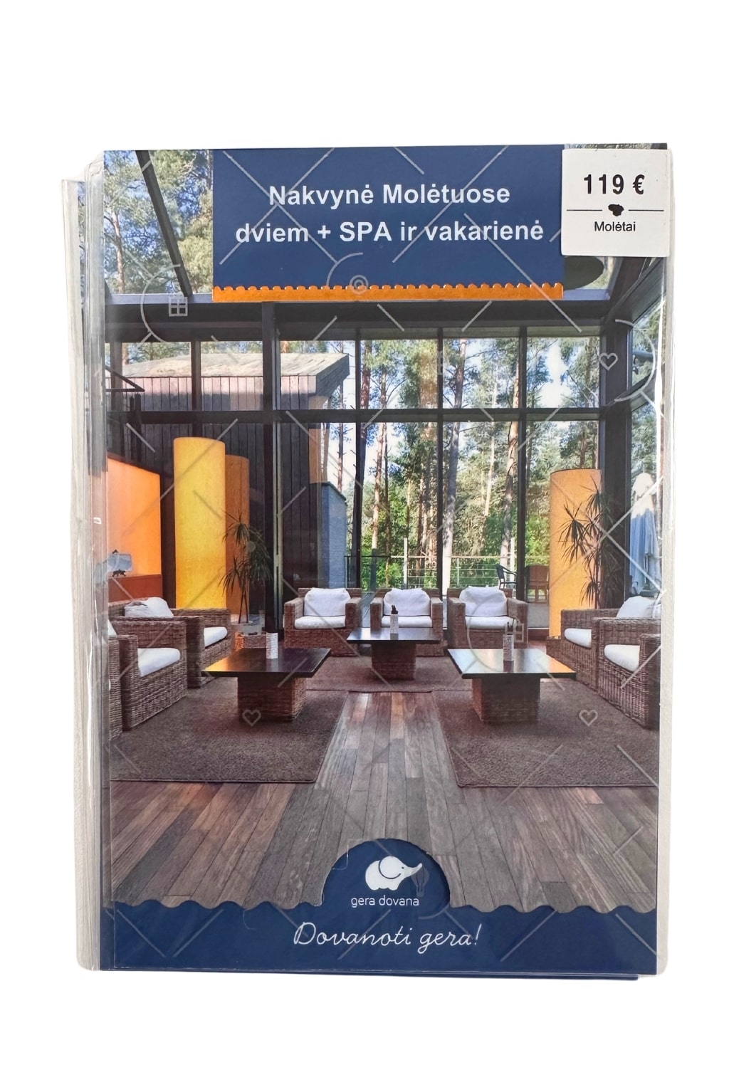 Nakvynė Molėtuose dviem + SPA ir vakarienė